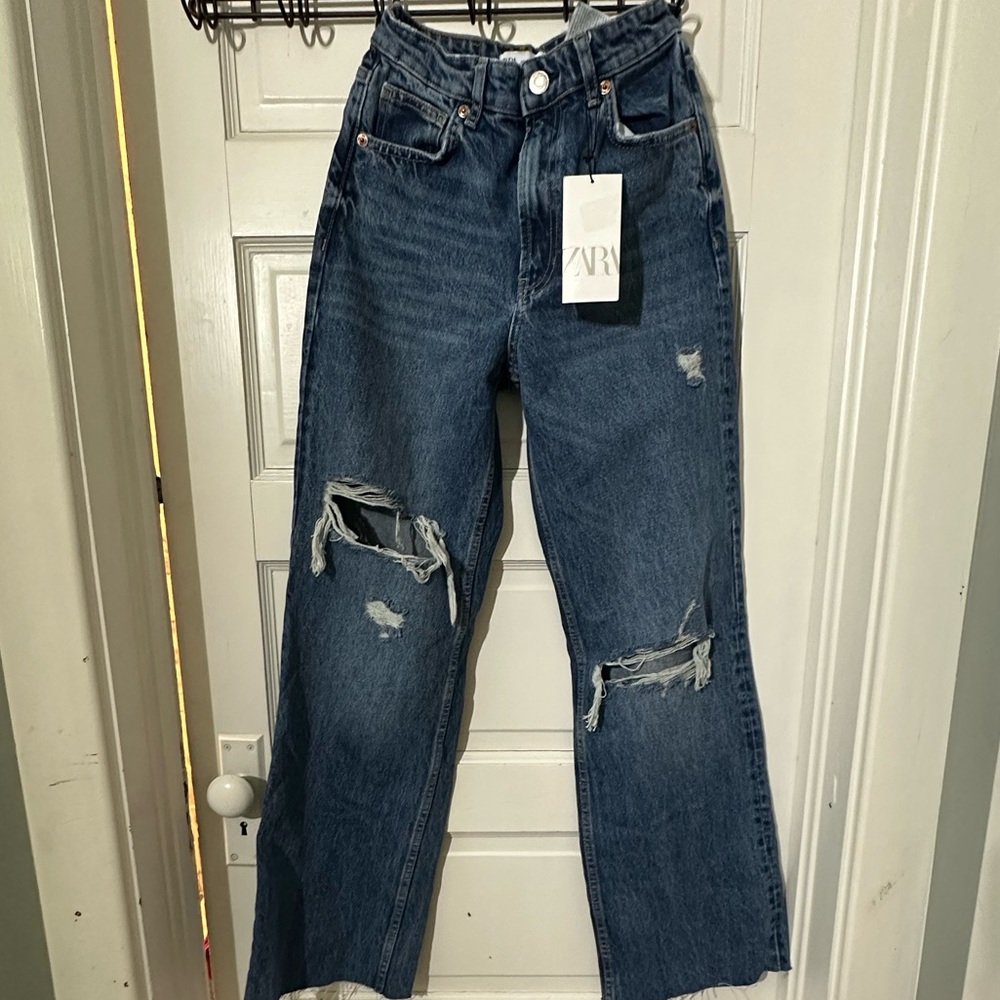 Zara wide leg jeans
